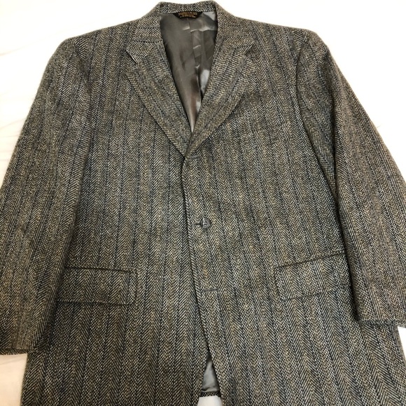 J Press Presidential Donegal Tweed Sport Coat 46 - Picture 1 of 7